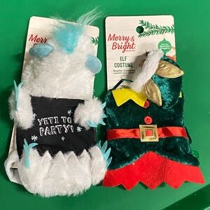 New! Bearded Dragon(small reptile) Costumes 1-Elf 2-Yeti